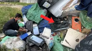 Great Time 😍🥰 i Found a lots of iPhone 13 Pro Max Boxes and More abandoned Phone From Landfill !!