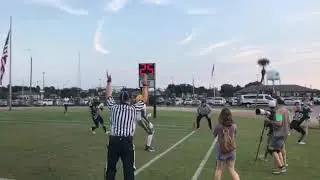 Alexander hauls in 70-yard reception from Ooten, then Peters reels in 2-point conversion. 14-0 Choct