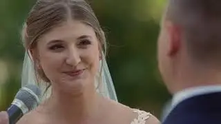Wesele w Pałacu Romantycznym w Turznie koło Torunia, ślub kościelny w plenerze.