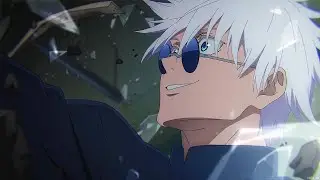 Gojo failing to blast cursed technique reversal RED - Jujutsu Kaisen Season 2 Episode 2