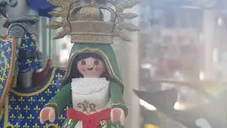 Playmobil.  Frikicollection. Figuras religiosas. Jesús Nazareno y la Virgen.
