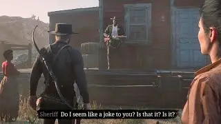 Hosea and Abigail confront Sheriff Freeman | RDR2