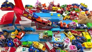 Paw Patrol Kitty Pup Racers Review|Rescue Wheels Truks|Mighty Movie  | Castastpophe | Marshall ASMR