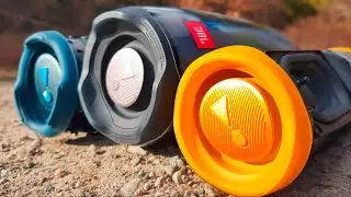 JBL CHARGE 5 vs. JBL PULSE 4 vs. JBL FLIP 5 | PARTYBOOST BASS TEST !!! (100% VOLUME)