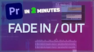 How to Fade Video In Premiere Pro | Fast Beginners Tutorial