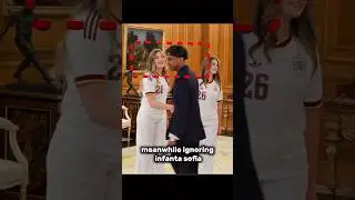 lamine yamal with royals vs with infanta sofia