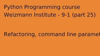 Python programming course 2024.12 part 25