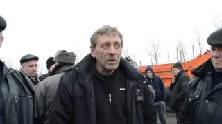 Новая акция протеста дальнобойщиков в Липецке   2017
