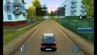 3D Инструктор 2. #5# Движение по дворовой территории.