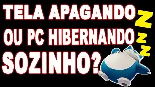 Configurações de Energia do Windows (Tela apagando sozinha e computar hibernando sozinho).