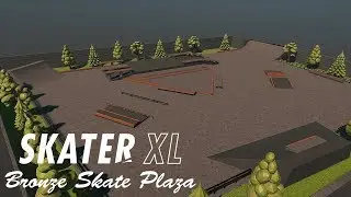 Bronze Skate Plaza - Skater XL Gameplay Montage With Mods (Link in Description)
