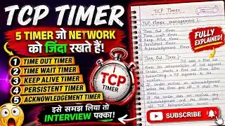 TCP Timer in TCP Protocol | Understanding TCP Timers | Computer Network