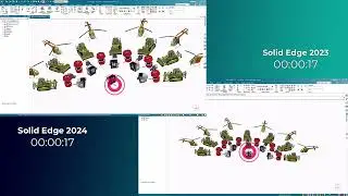 Novità in Solid Edge 2024  Gestione Grandi Assiemi best in class