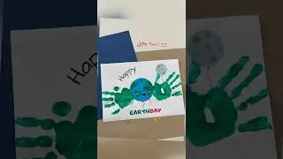Earth Day Project Ideas for Kids | Earth day Handprint Art Craft Cards to Make 