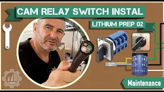 Rotary Relay Cam Switch Instal for VE Multiplus Inverter/Charger: Lithium Battery Upgrade 02