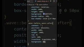 Water Loading Animation | HTML CSS