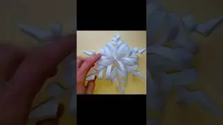 Снежинка из бумаги Новогодние поделки своими руками