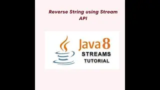 Reverse String using stream api | reverse string in java 8 | stream api