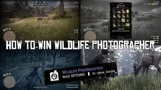 Red Dead Online (Wildlife Photographer) How to Play and Win! Tips and Tricks!
