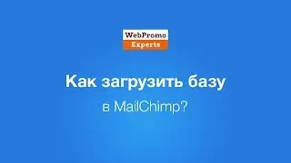 Как загрузить базу в MailChimp? How-To #31