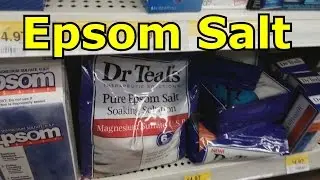 Where to buy Epsom Salt at Walmart