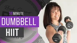 30 Minute Dumbbell HIIT Compound Workout for Women