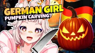 🔴 【HANDCAM】gernan vtuber carves pumpkins for the first time