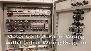 Motor Control Panel Wiring | Star Delta Connection | Motor Control Circuit | Panel Wiring Diagram