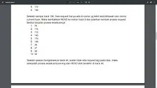 Latihan Soal Disk Scheduling (Circular-Scan Algorithm) - Operating Systems