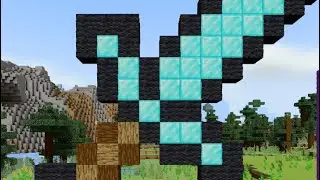 How to build a Diamond Sword in Minecraft