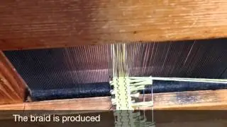 Fan edge braid with tassels