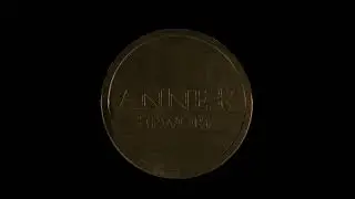 3D logo in a Gold Coin (Logo and Animation created by LogoLab)