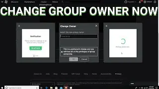 How To Change Roblox Group Owner (PC & Mac) 2023 UPDATE