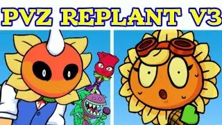 Friday Night Funkin' VS Plants Vs Zombies Replanted V3 — Full Week (All Songs Hard) | FNF Mod