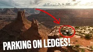 THE ROAD TO OVERLAND EXPO! | Parking on ledges Part 1