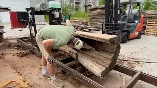 Are These Walnut Logs Even Worth Milling? Salvaging Whatever I Can from the Burn Pit - Log 1