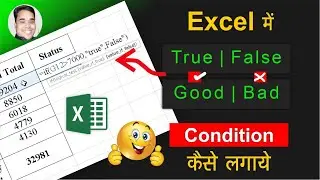Excel True False Formula | Excel True False Function | Excel True False Formula Example