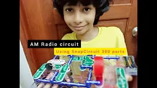 My first AM Radio circuit using Snap Circuit 300 parts. It WORKS!!! Yaaayyyyy!!!!