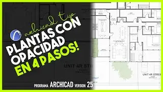 🔥 ArchiCAD ► Plantas por OPACIDAD - Representación