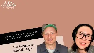 Sam Heughan and Caítriona Balfe Instagram  Live - [LENGENDADO]