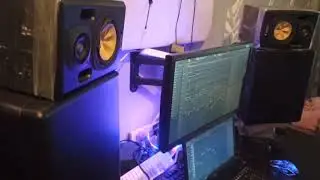 Monitors Fostex NF 01A and my reference song - Golden Pipes