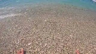 Ionian sea Albania Krorezes beach