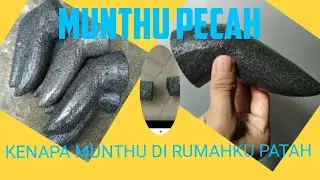 MUNTU PATAH. ULEGKAN PECAH. PADAHAL BATU ASLI #uleguleg #ulegpatah