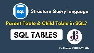 SQL Parent table & Child table | Tables in SQL | SkillBout
