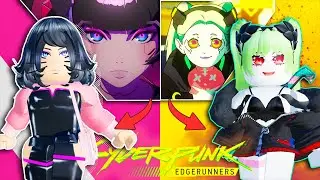 Roblox Rebecca & Sasha Cosplay: Cyberpunk Edgerunners Outfits