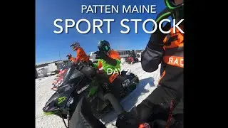 2/20/22 Sport Stock Cross Country Snowmobile Race- Patten, Maine- Tame The Track