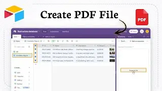 How to create PDF file with Airtable (Export Data Easily)