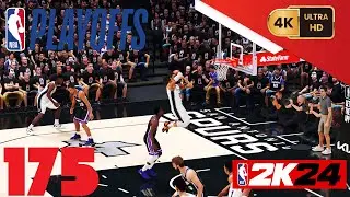 NBA 2K24 {My Career} [PC] (4K) EP175 {Playoffs: West 1st Round} Game 2 =Kings @ Spurs=