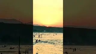 Izberbash. Swim late at night and watch the sunset