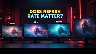 60Hz vs 144Hz vs 240Hz vs 360Hz – Which One is ACTUALLY Worth It? 🤯